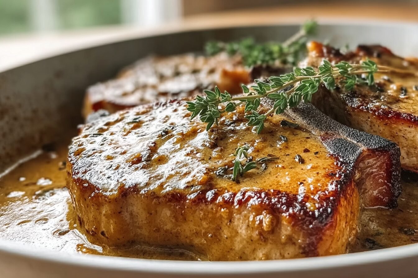 Honey Mustard Pork Chops