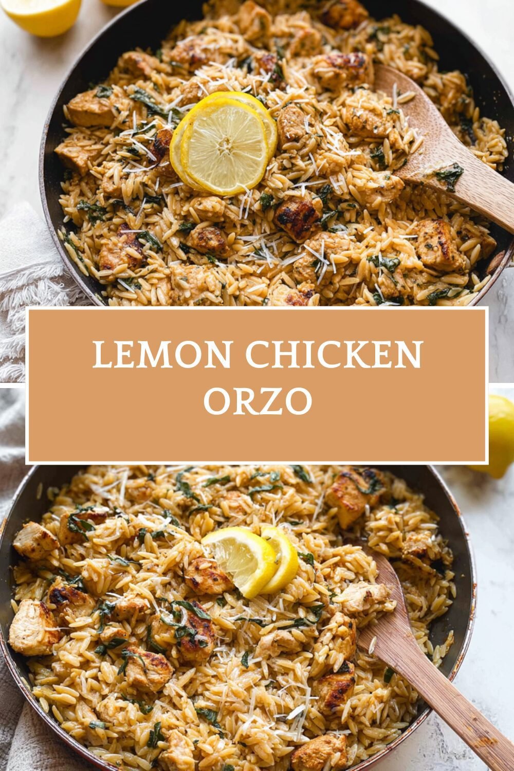 Lemon Chicken Orzo