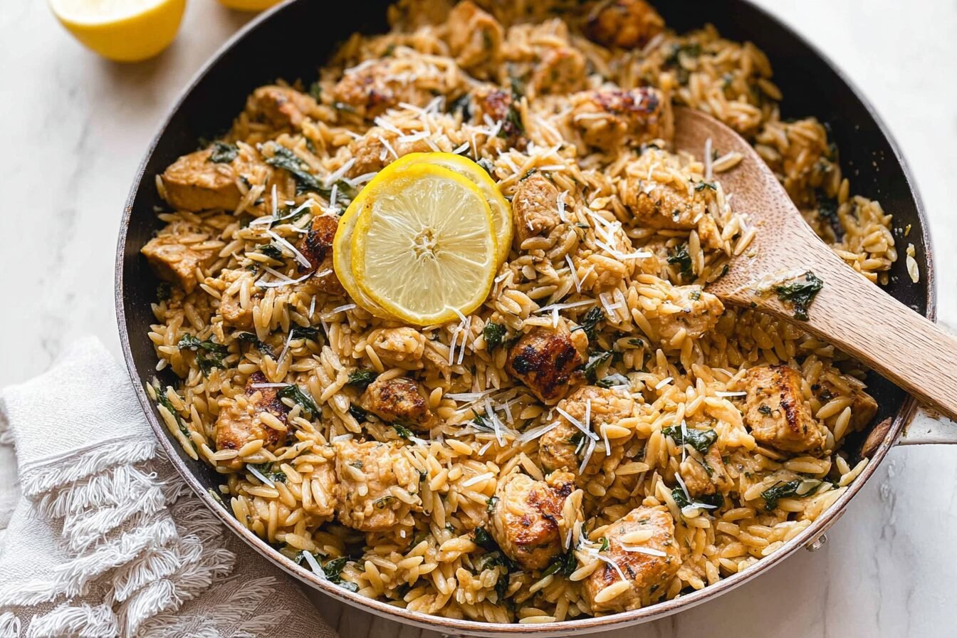 Lemon Chicken Orzo