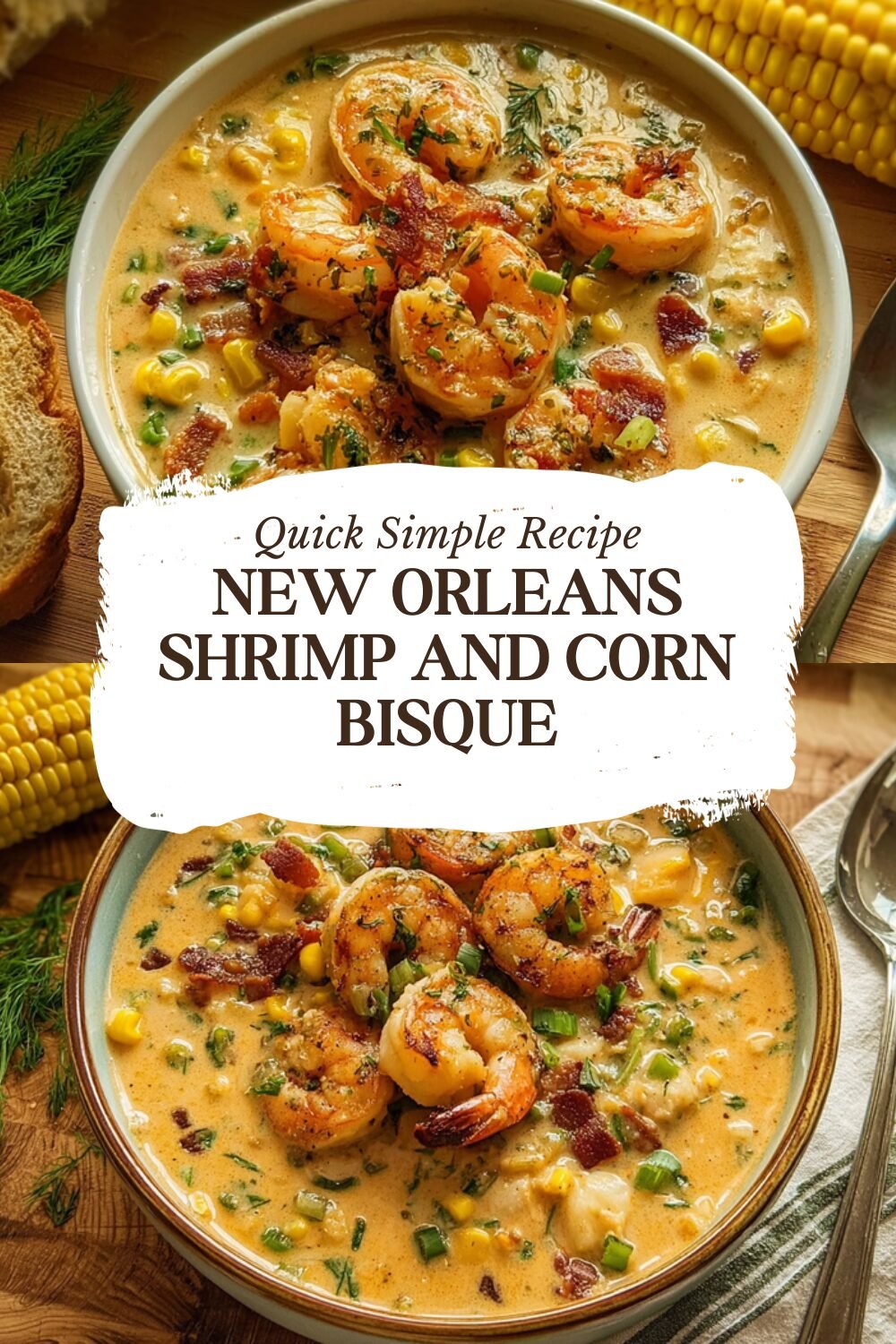 New Orleans Shrimp And Corn Bisque
