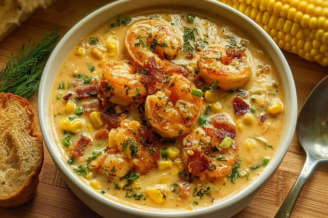New Orleans Shrimp And Corn Bisque