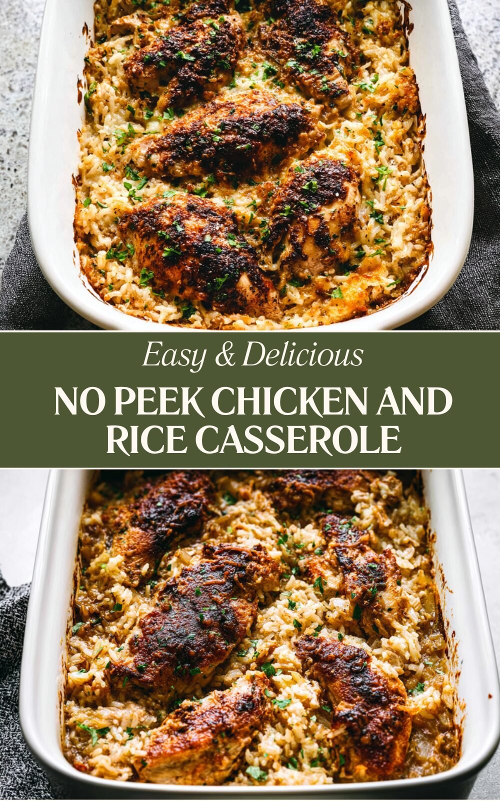 No Peek Chicken And Rice Casserole