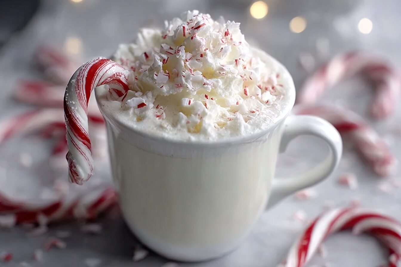 Peppermint White Hot Chocolate