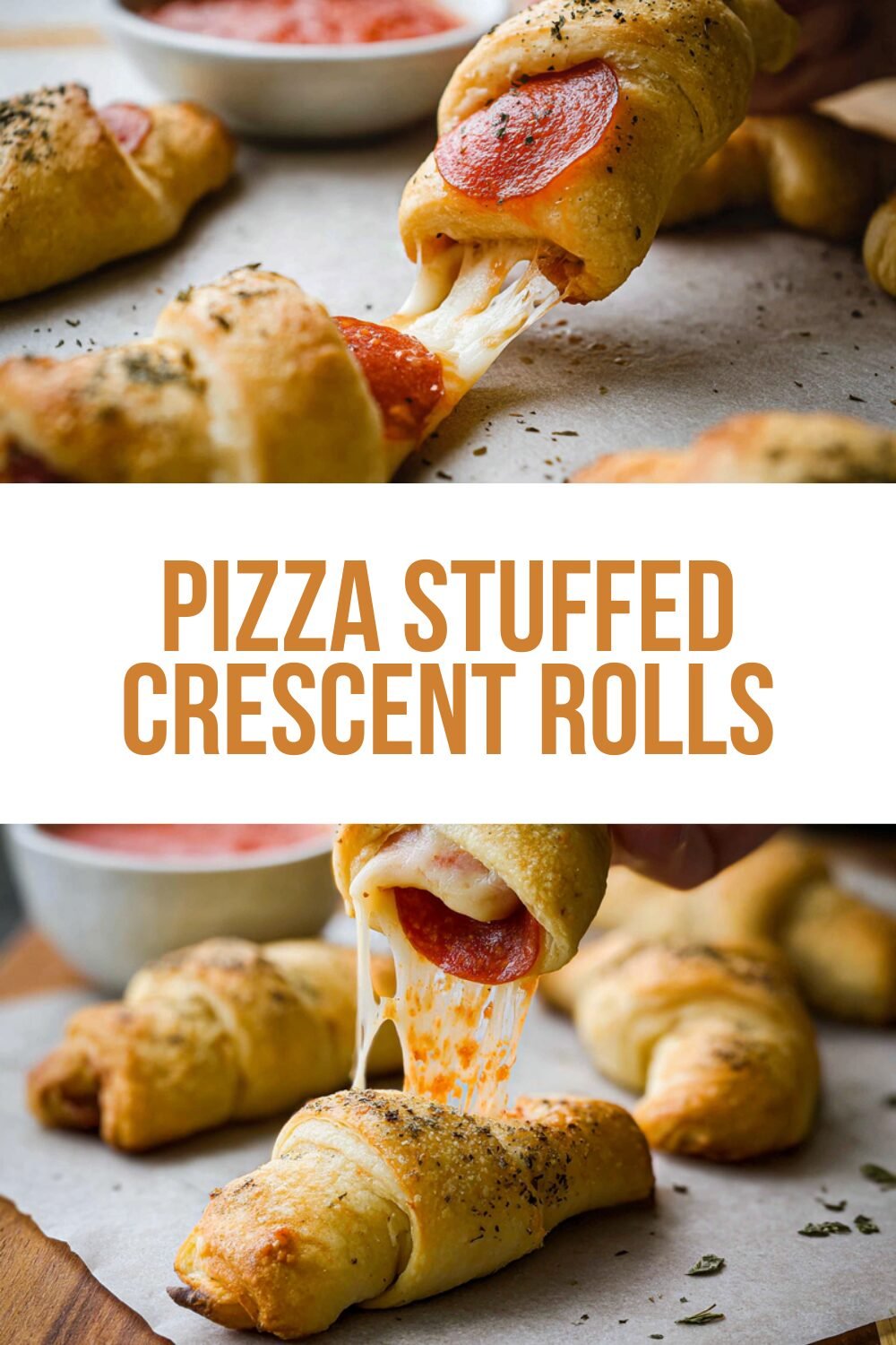 Pizza Stuffed Crescent Rolls