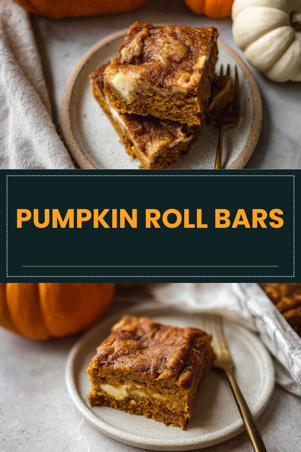 Pumpkin Roll Bars