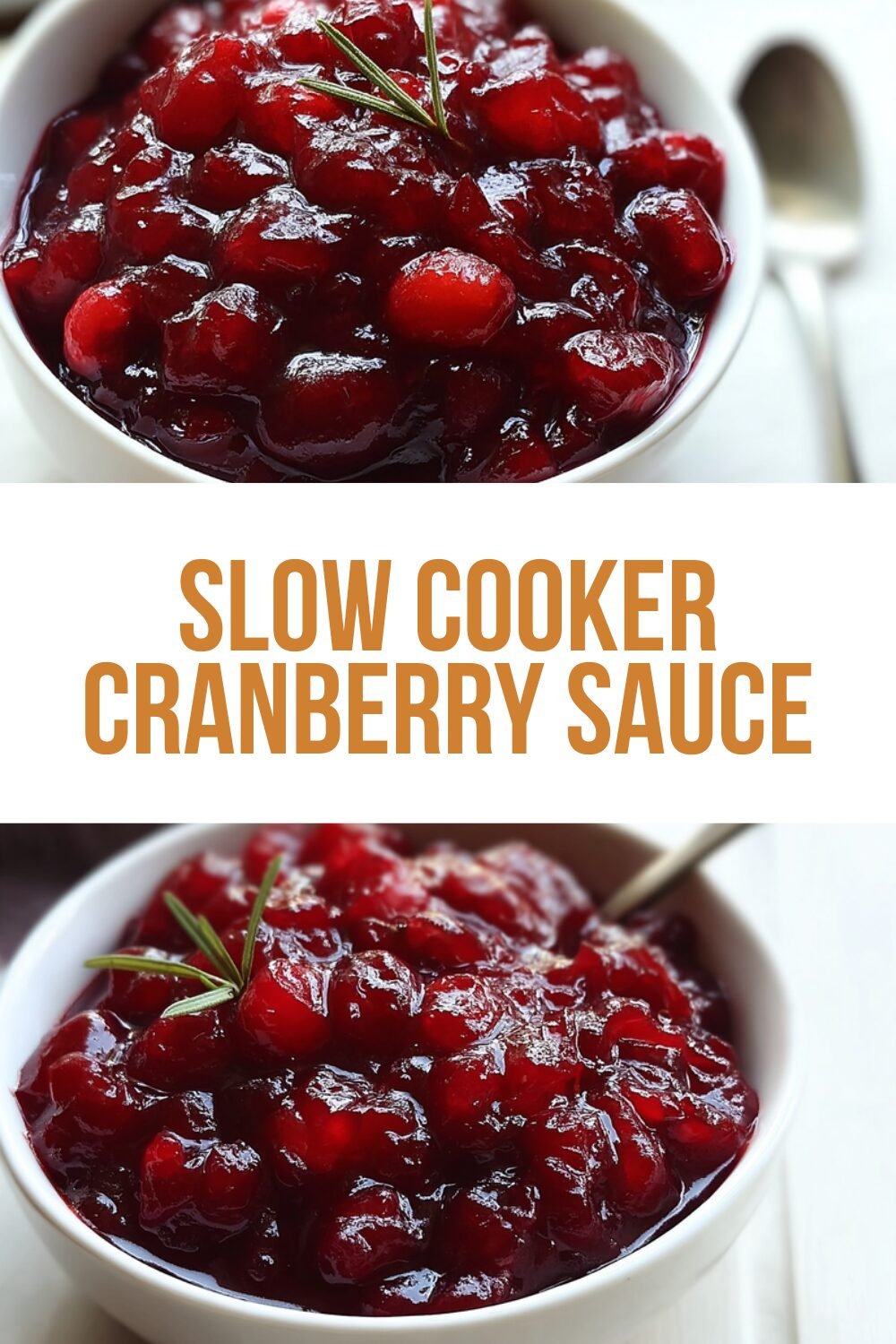 Slow Cooker Cranberry Sauce