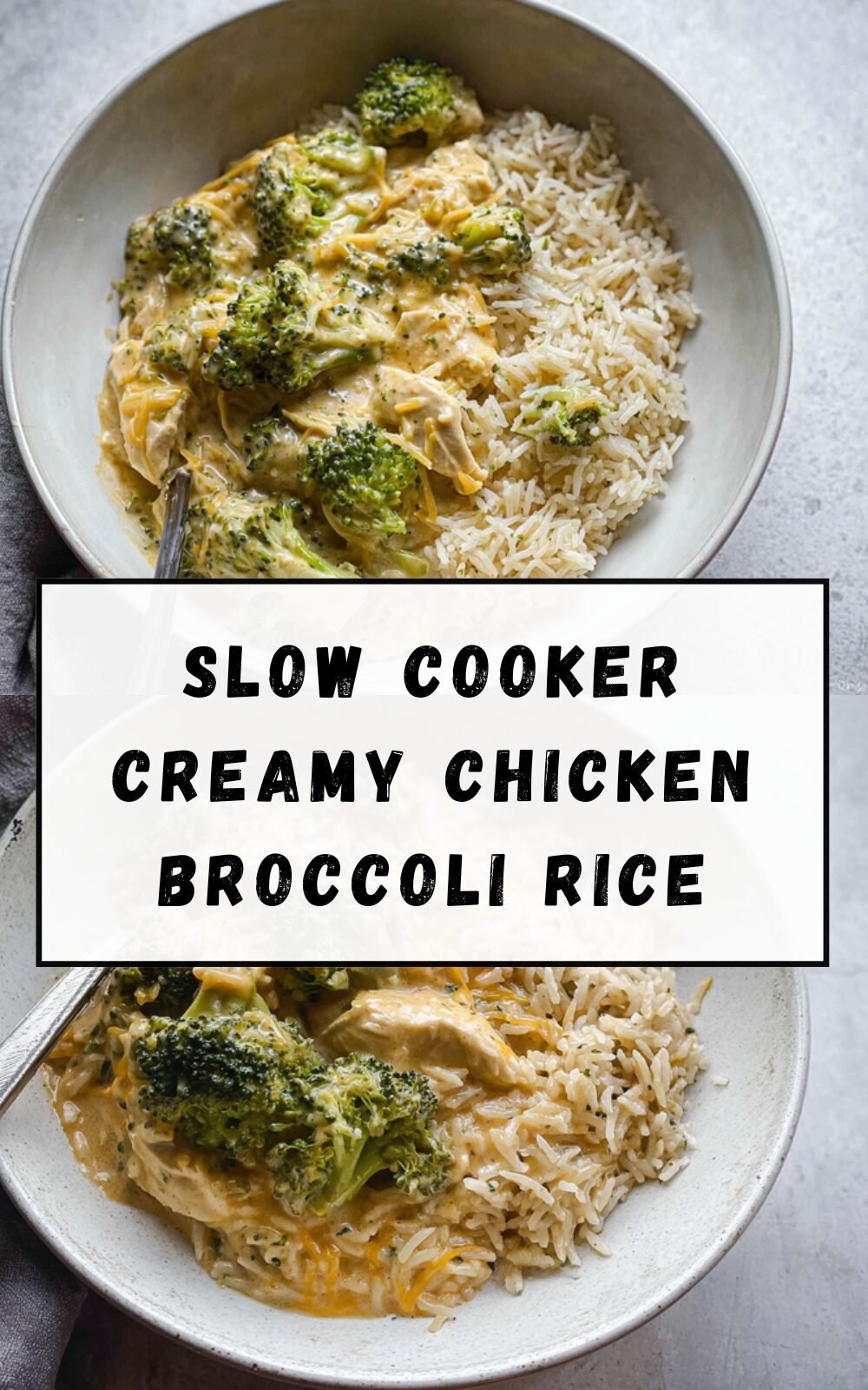 Slow Cooker Creamy Chicken Broccoli Rice