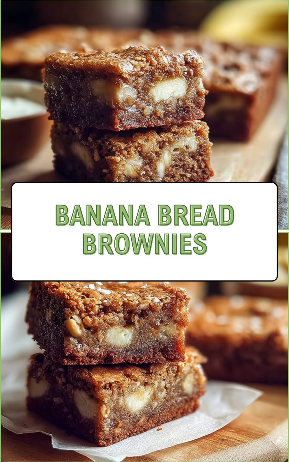 Banana Bread Brownies