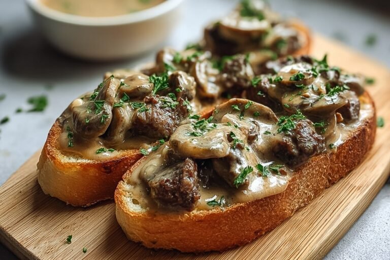 Beef Stroganoff French Bread Toast 94.Png