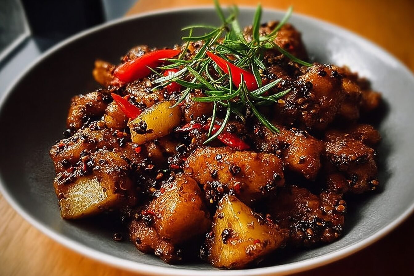 Black Pepper Chicken