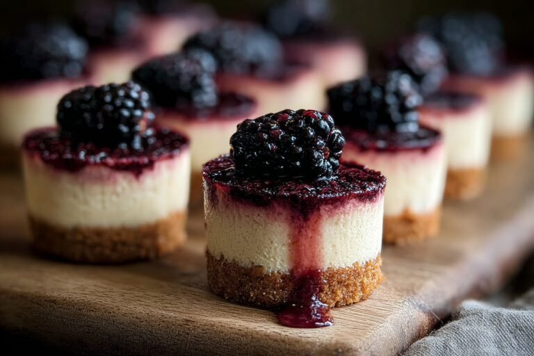 Blackberry Mini Cheesecakes 75.Png