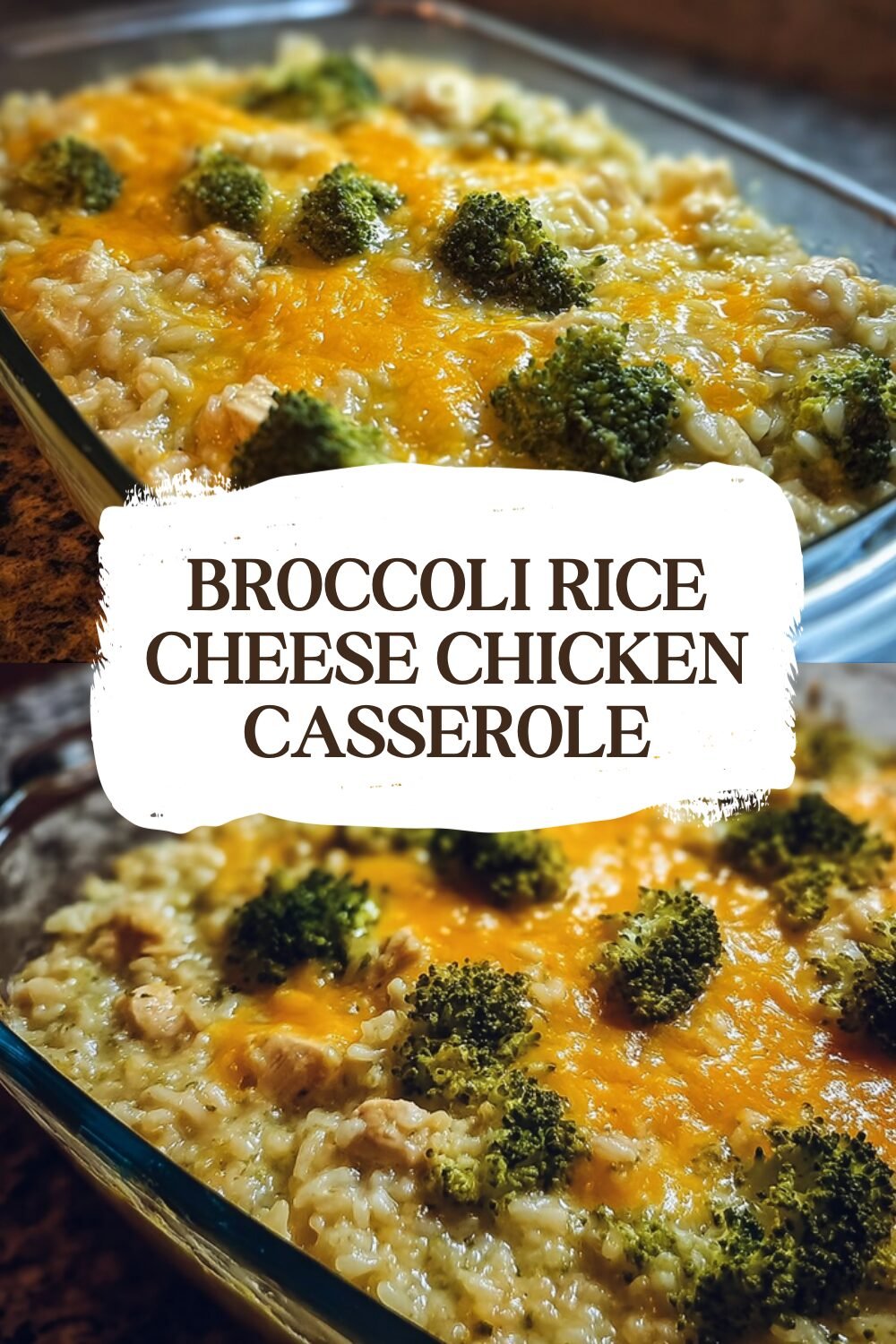 Broccoli Rice Cheese Chicken Casserole