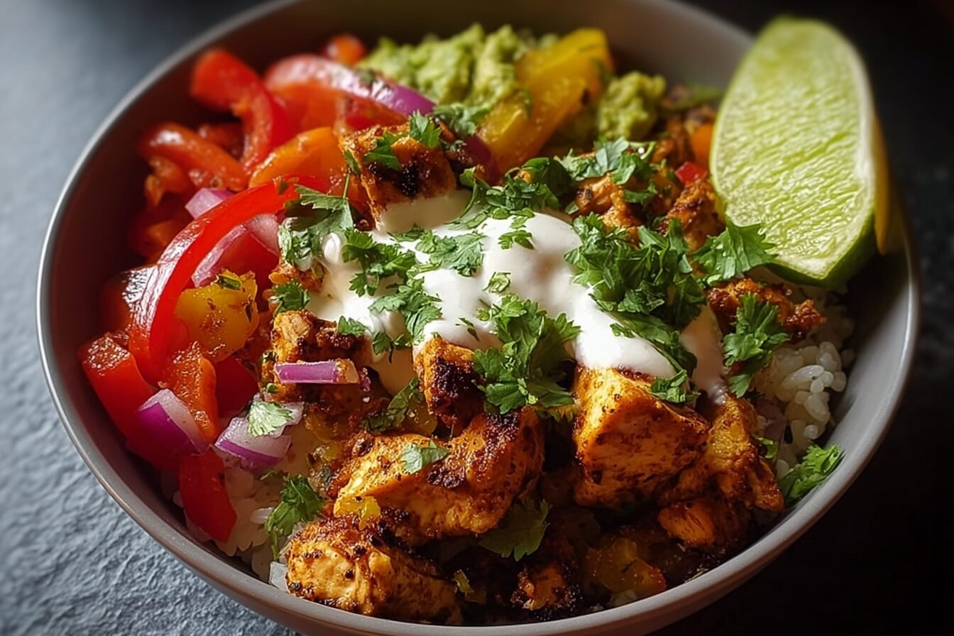 Chicken Fajita Burrito Bowl