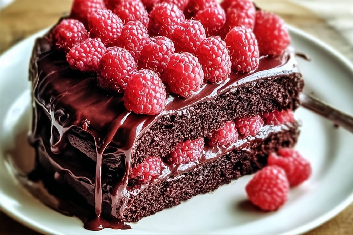 Chocolate Raspberry Cake Frosting