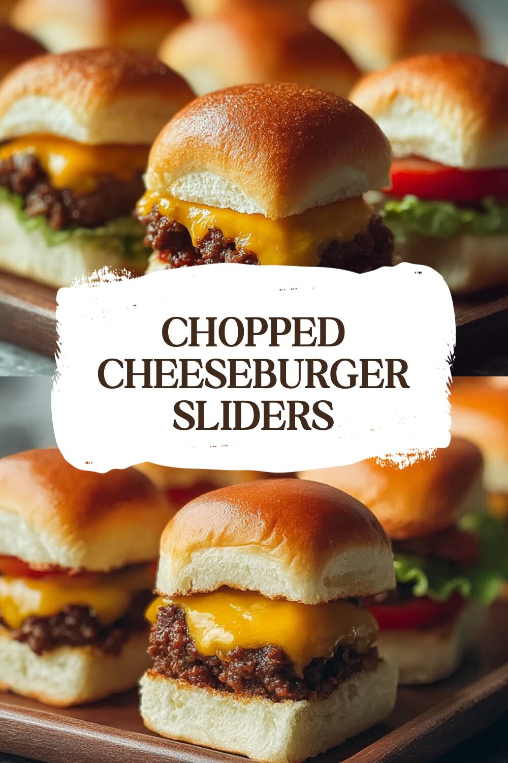 Chopped Cheeseburger Sliders