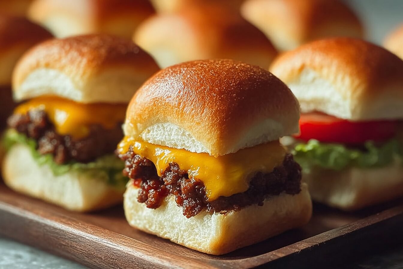 Chopped Cheeseburger Sliders
