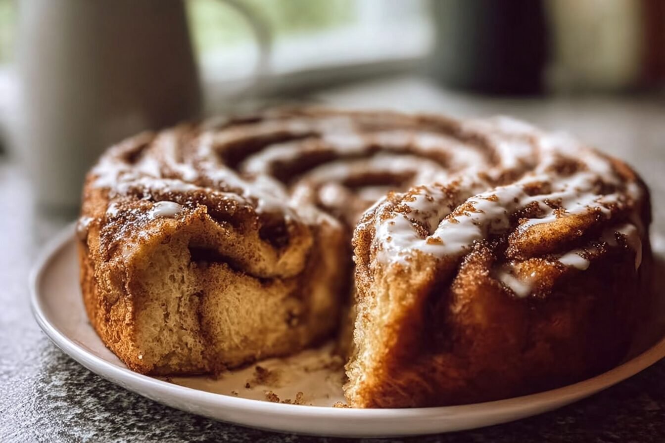 Cinnamon Bliss Roll Cake