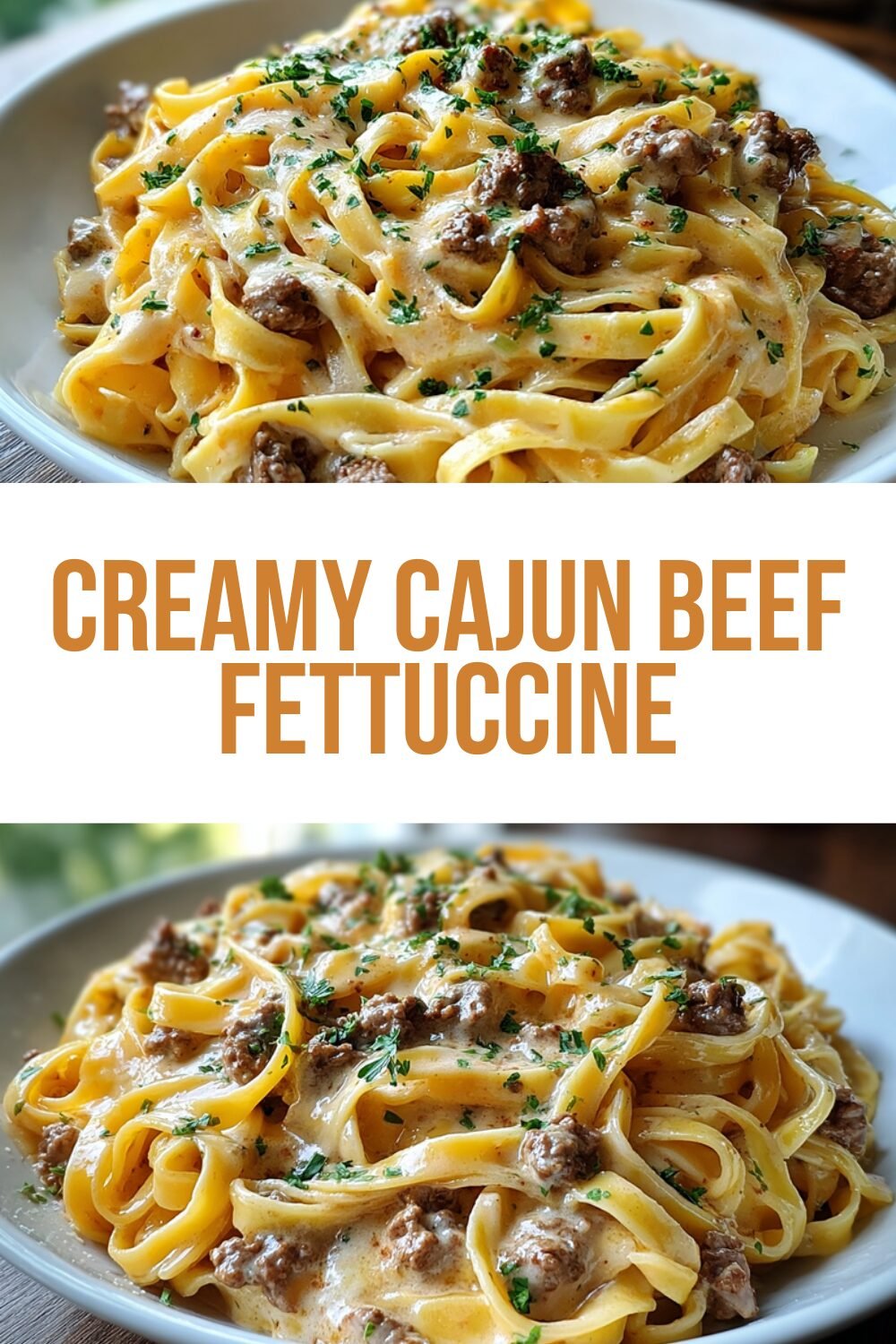 Creamy Cajun Beef Fettuccine