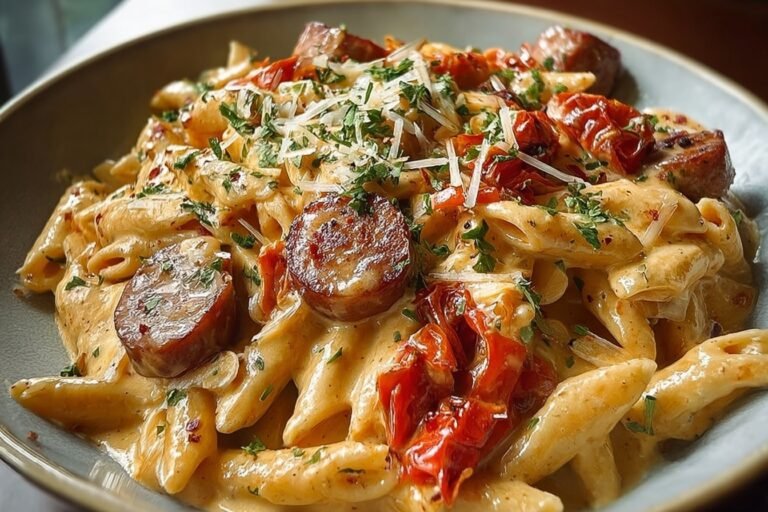 Creamy Cajun Sausage Pasta 33.Png