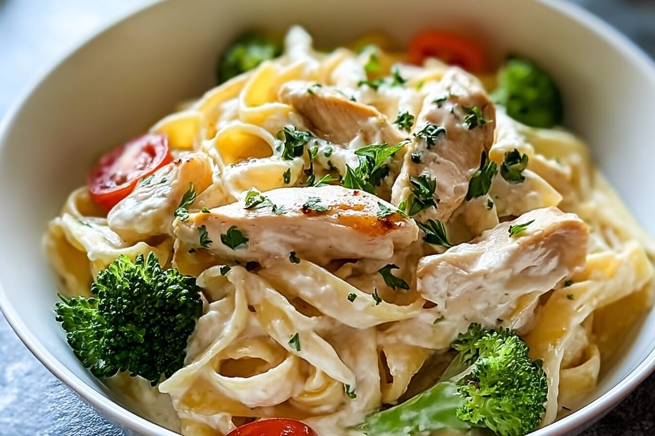 Creamy Chicken Alfredo Pasta