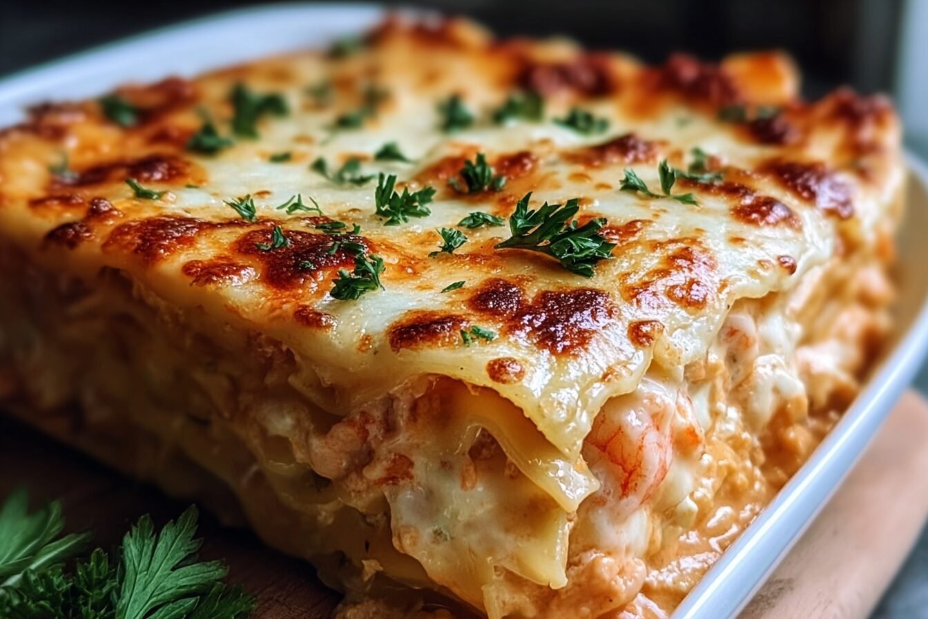 Creamy Seafood Lasagna