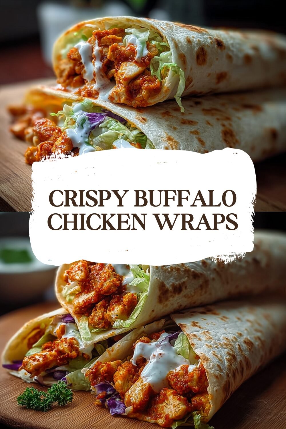 Crispy Buffalo Chicken Wraps