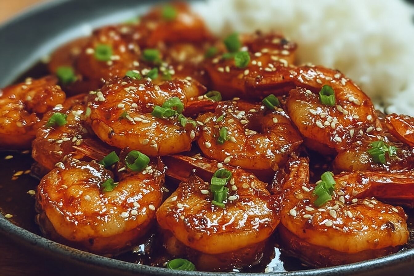 Firecracker Honey Glazed Shrimp