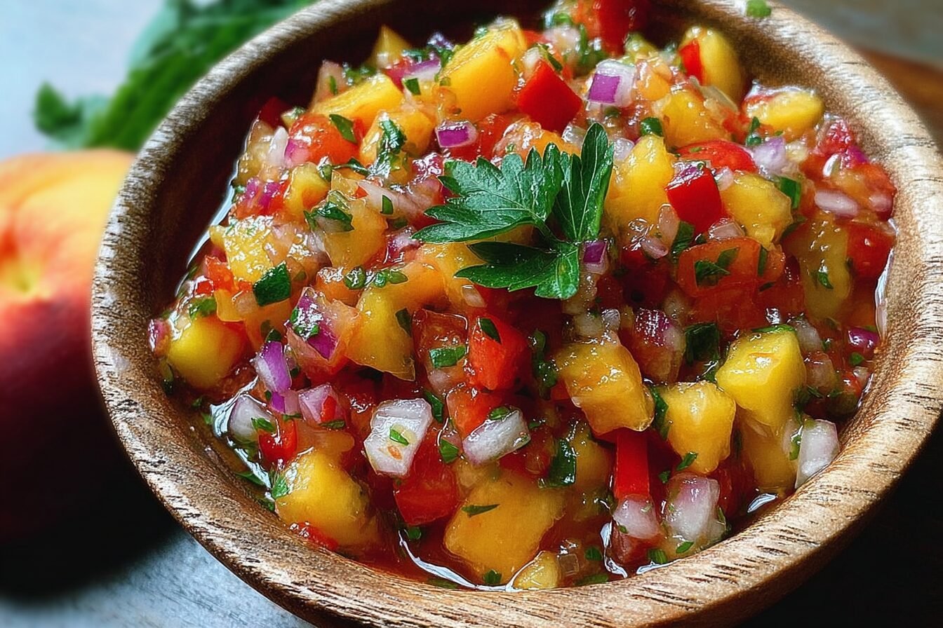 Fresh Peach Salsa