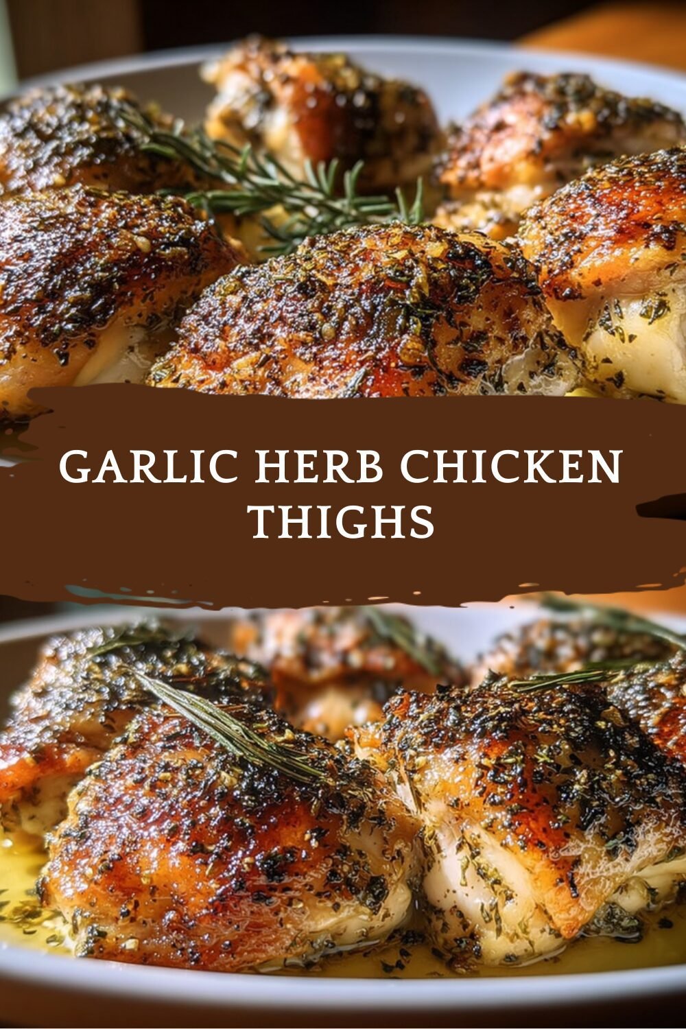 Garlic Herb Chicken Thighs