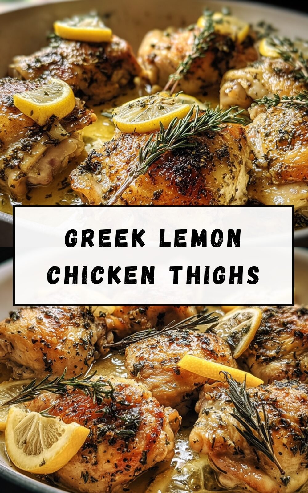 Greek Lemon Chicken Thighs