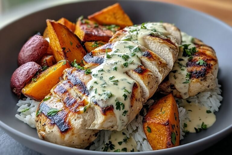 Grilled Chicken Creamy Herb Sauce 74.Png