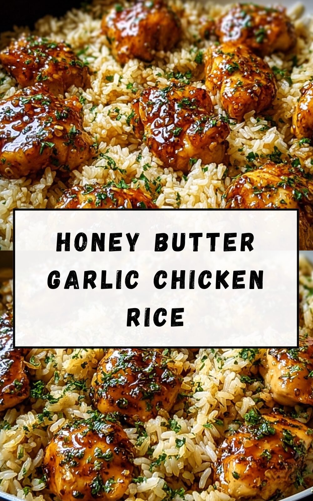 Honey Butter Garlic Chicken Rice