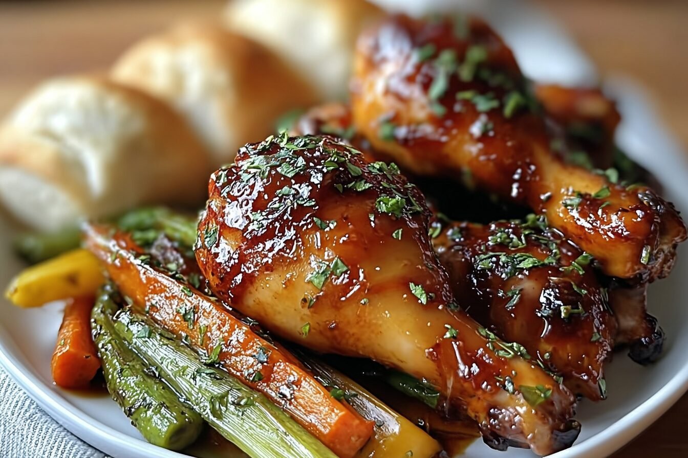 Honey Glazed Drumsticks