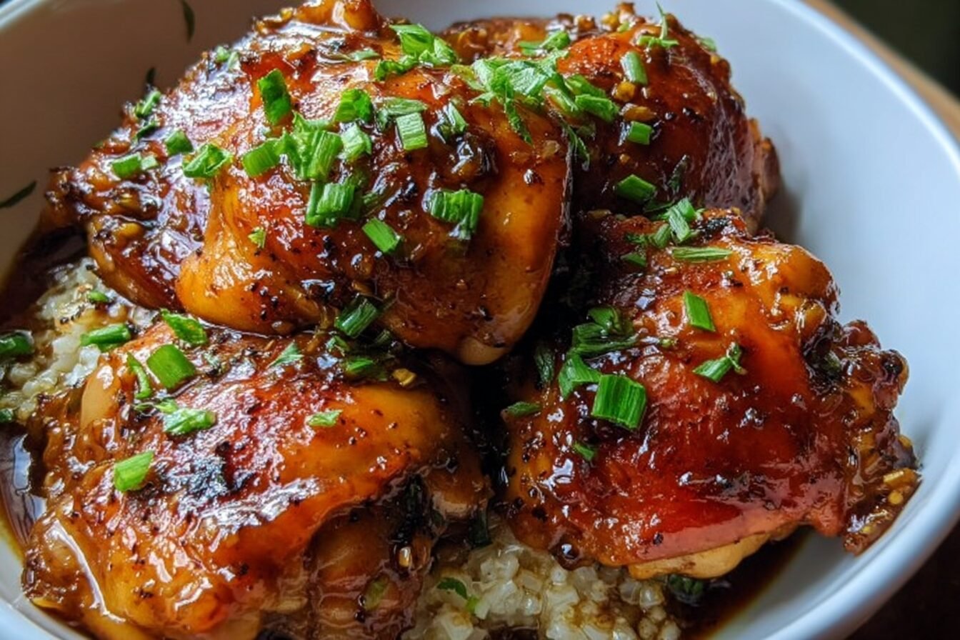 Honey Soy Chicken Thighs
