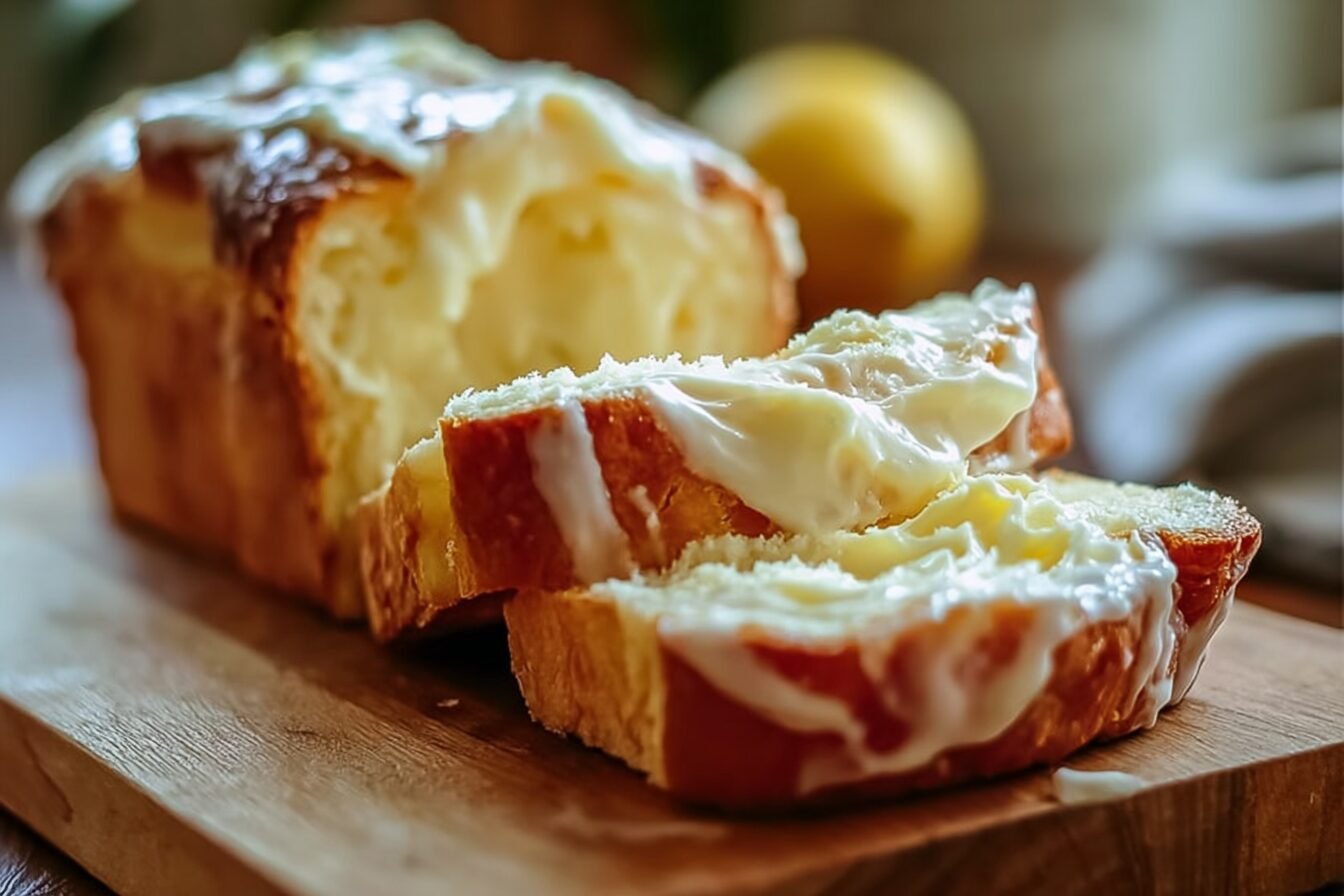 Lemon Cream Cheese Bread