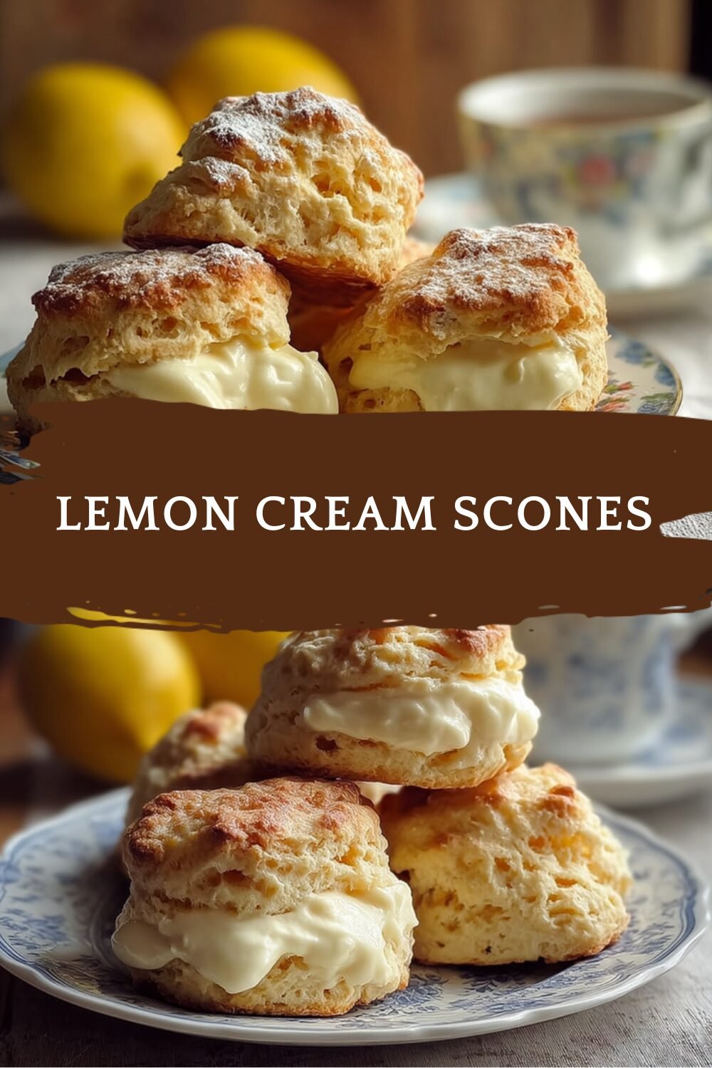 Lemon Cream Scones
