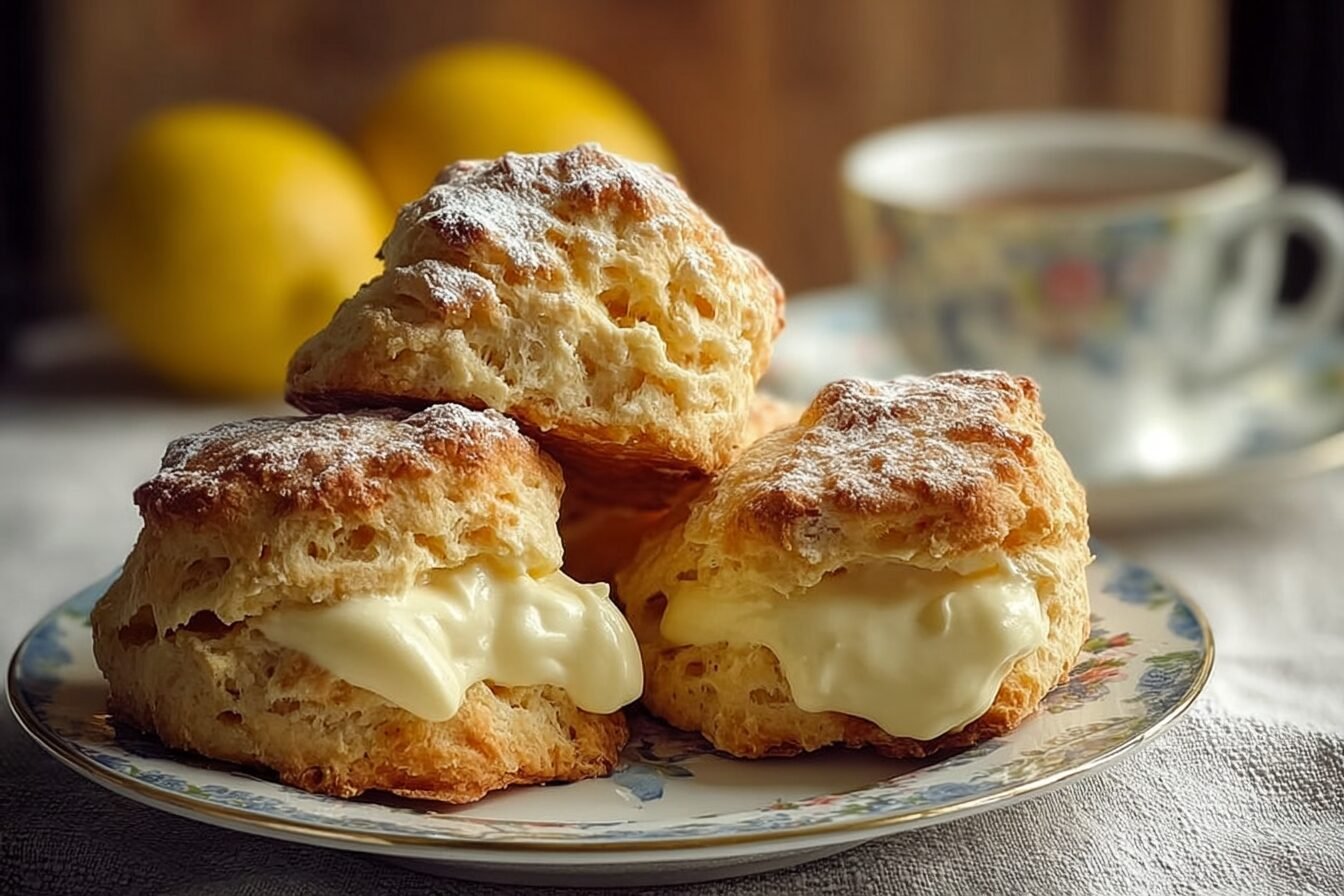 Lemon Cream Scones