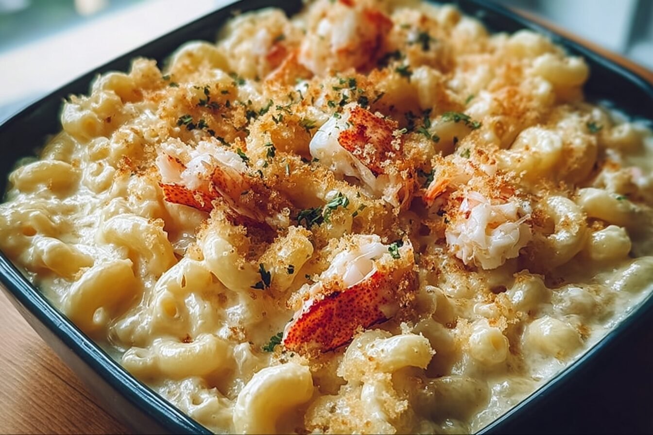 Lobster And Shrimp Mac N Cheese Recipe With Creamy Seafood Sauce 6 Lobster Crab And Shrimp Macaroni And Cheese