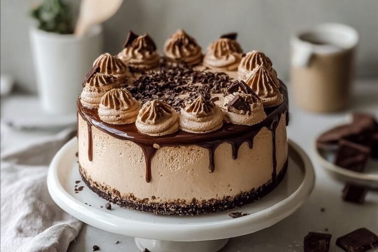 Mocha Cheesecake Cake 6.Png