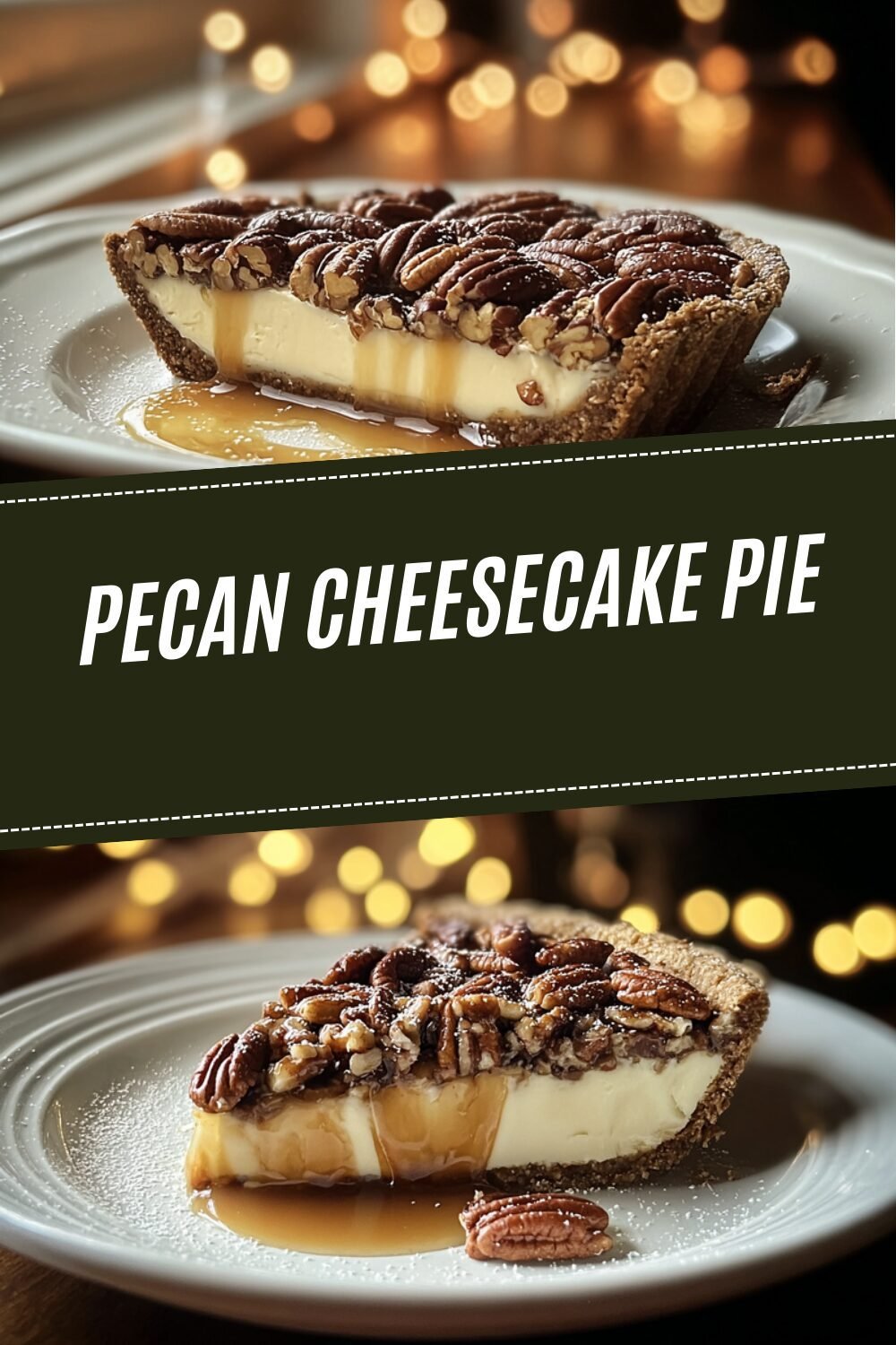 Pecan Cheesecake Pie