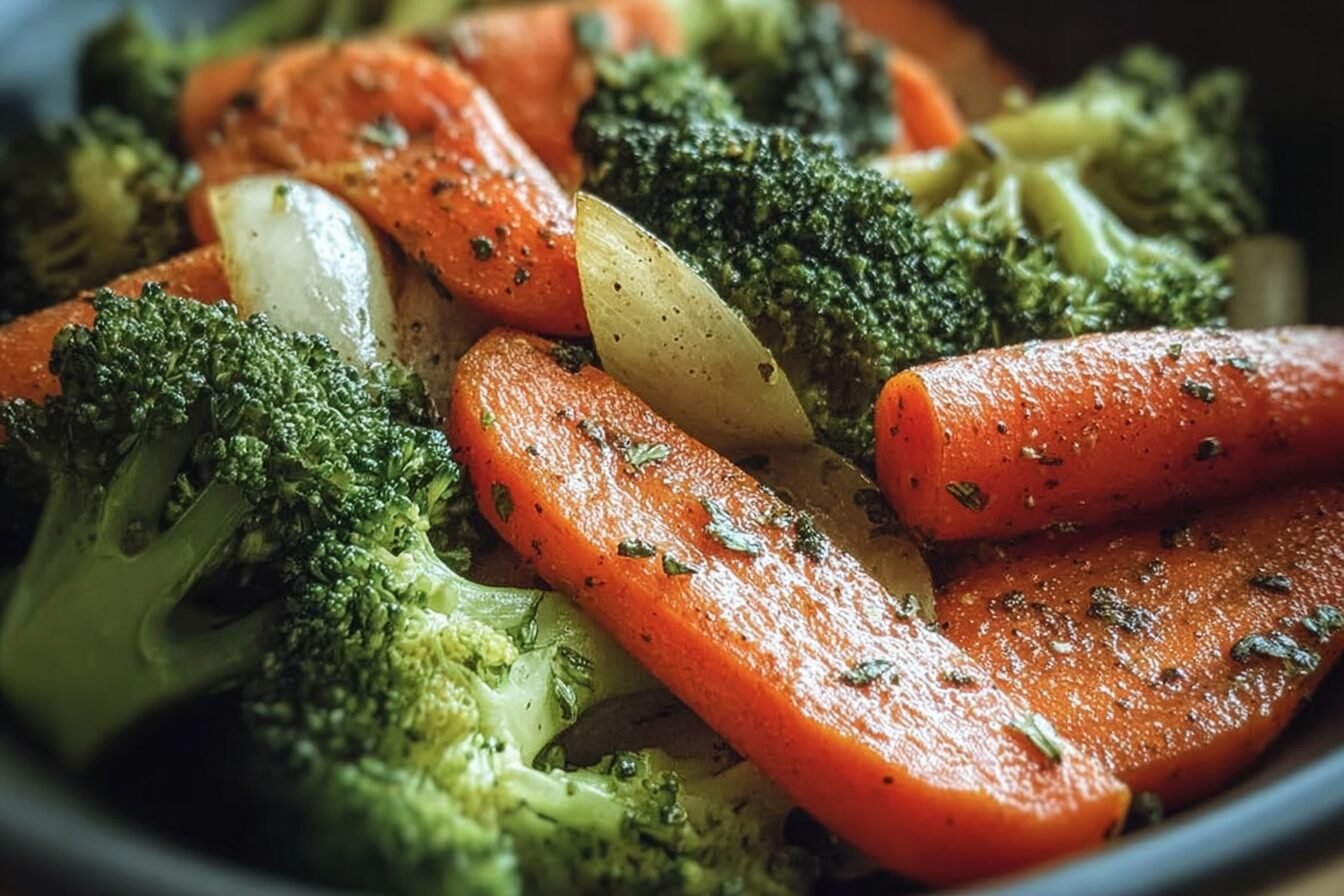 Roasted Broccoli And Carrots