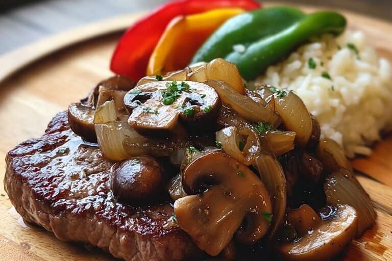 Steak With Onion Mushroom Peppers 32.Png