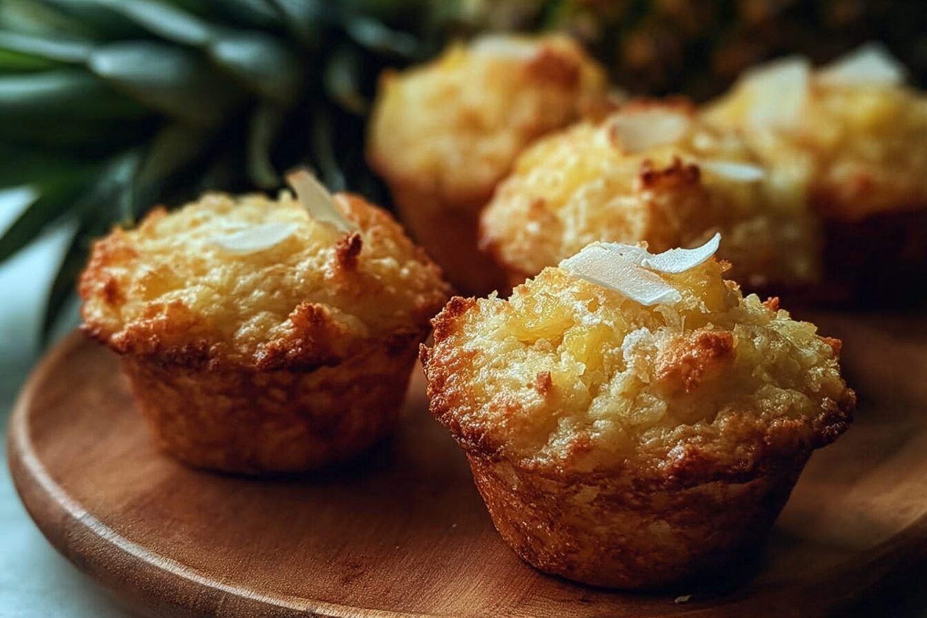 Tropical Coconut Pineapple Muffins