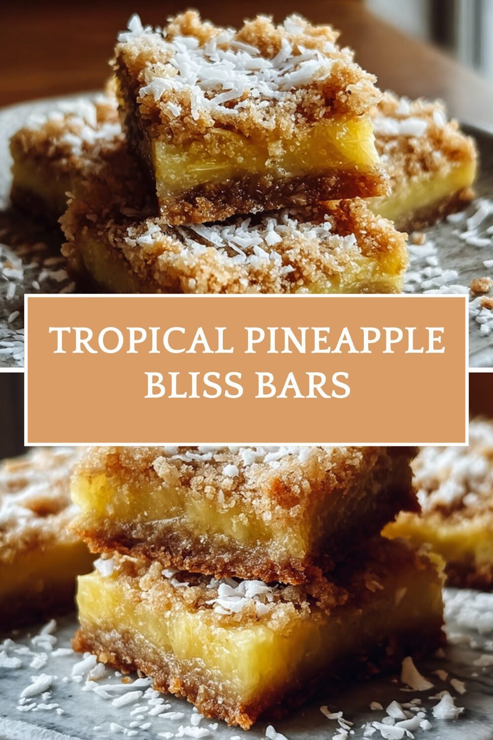 Tropical Pineapple Bliss Bars