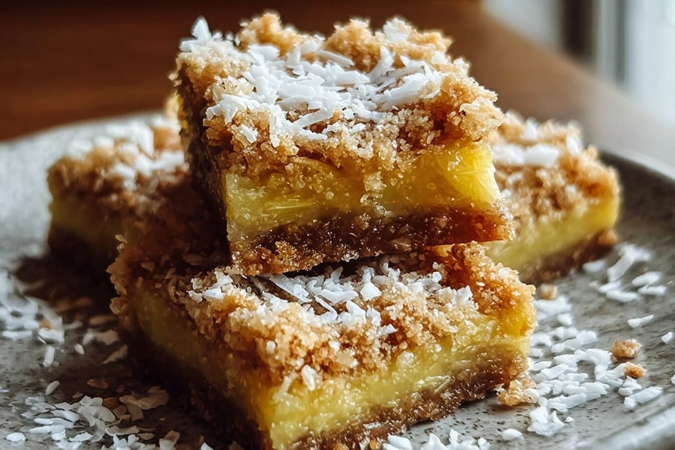 Tropical Pineapple Bliss Bars