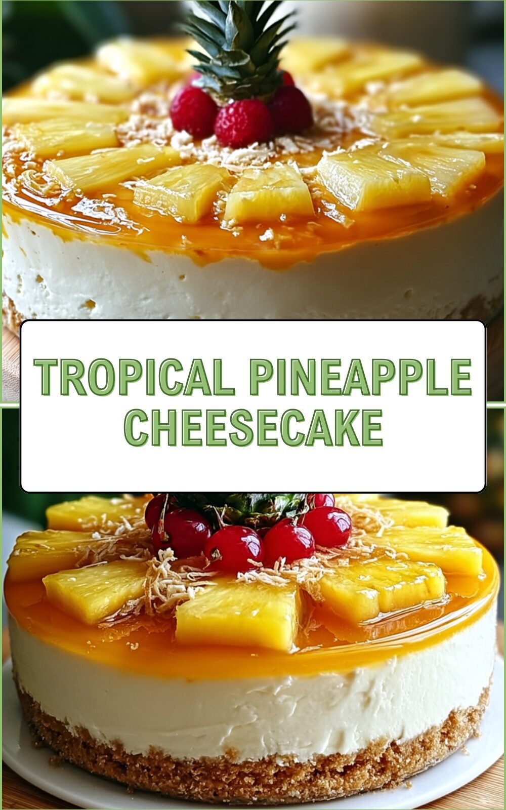 Tropical Pineapple Cheesecake