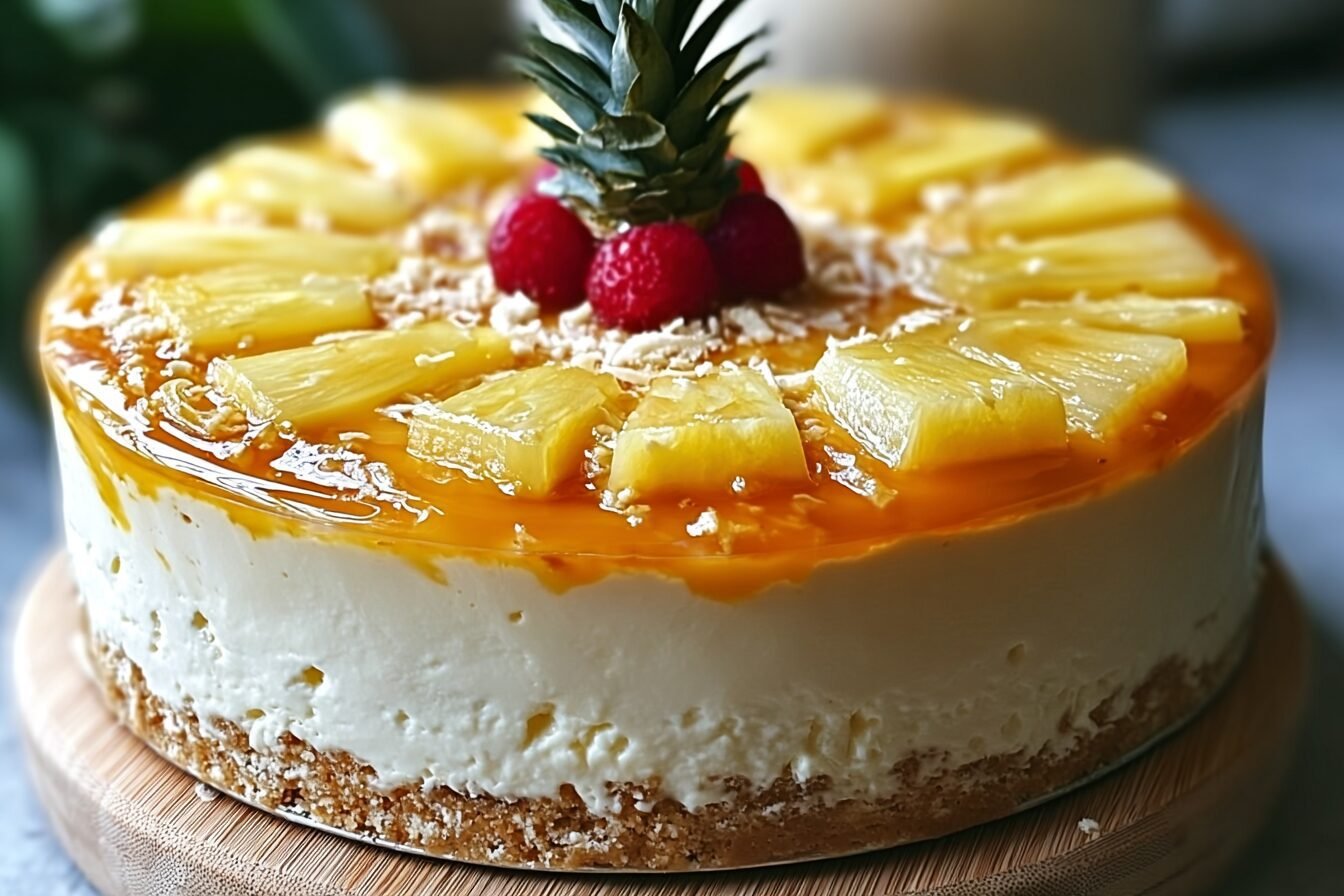 Tropical Pineapple Cheesecake