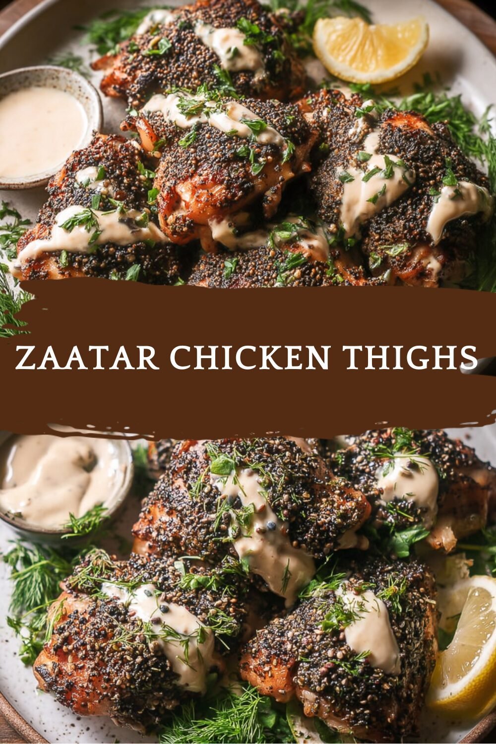 Zaatar Chicken Thighs