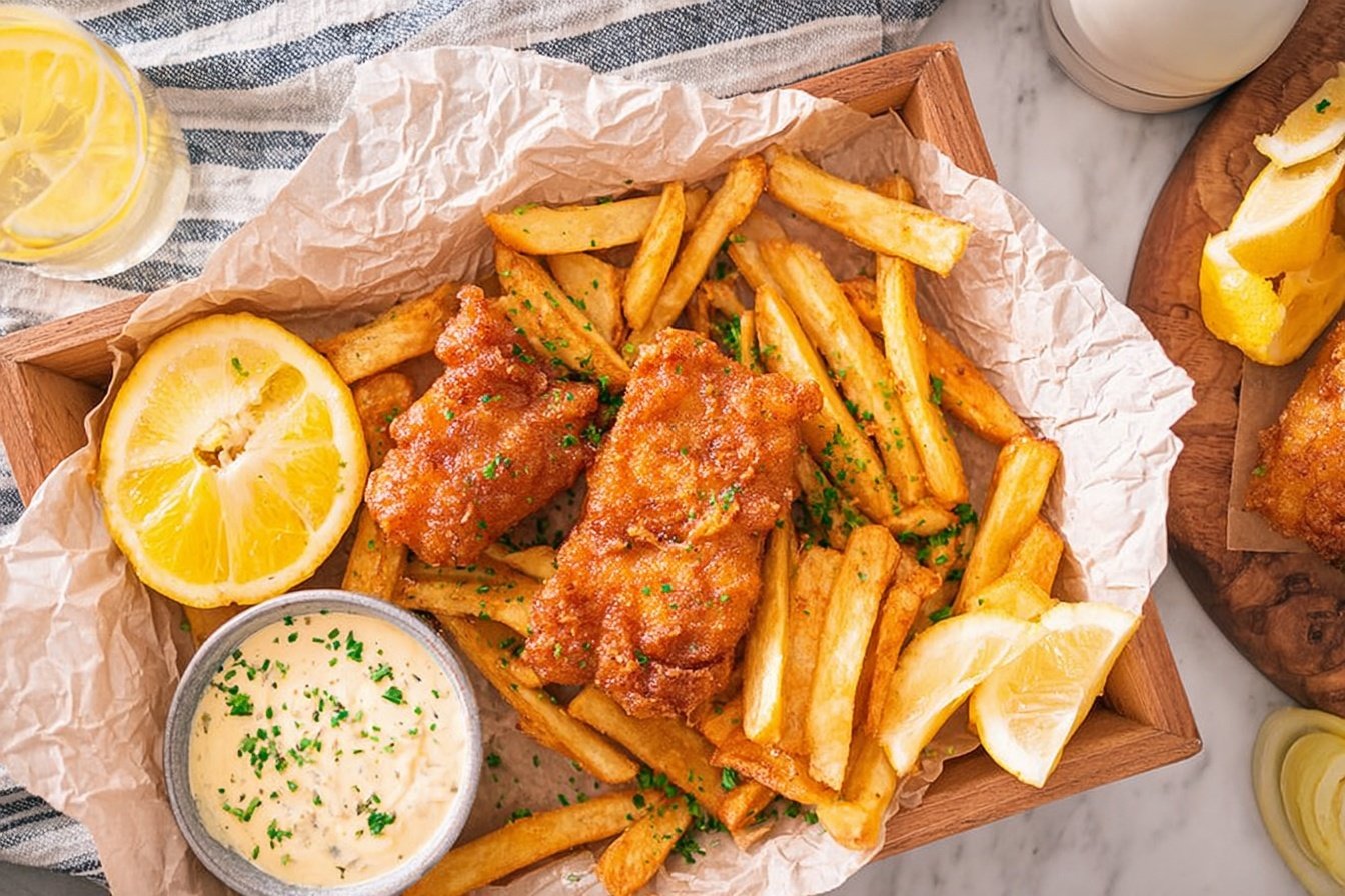 Air Fryer Fish And Chips