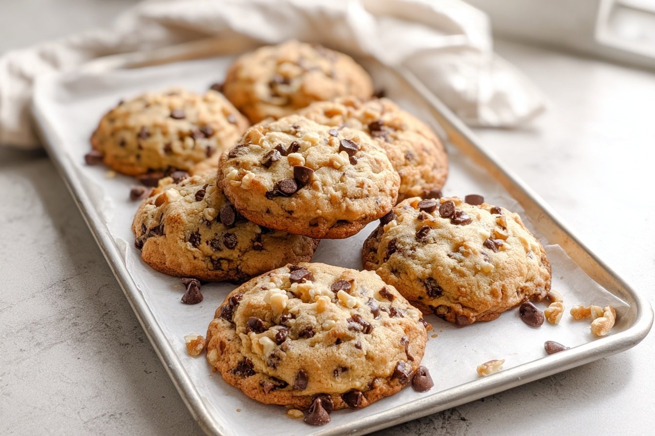 Chocolate Chip Walnut Cookies